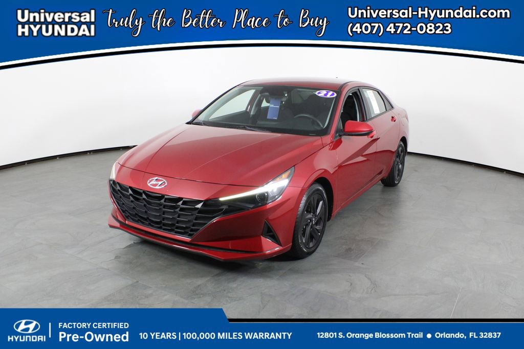 Certified 2021 Hyundai Elantra SEL