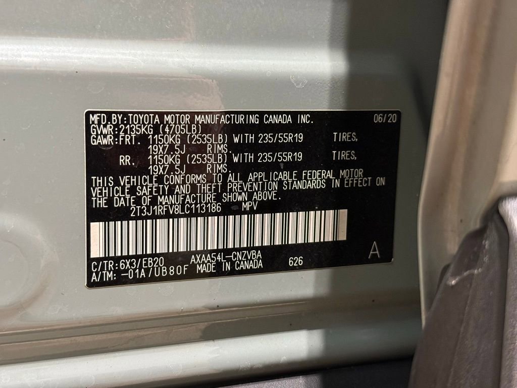 Certified 2020 Toyota RAV4 Adventure w/ All Weather Liner Package image 29