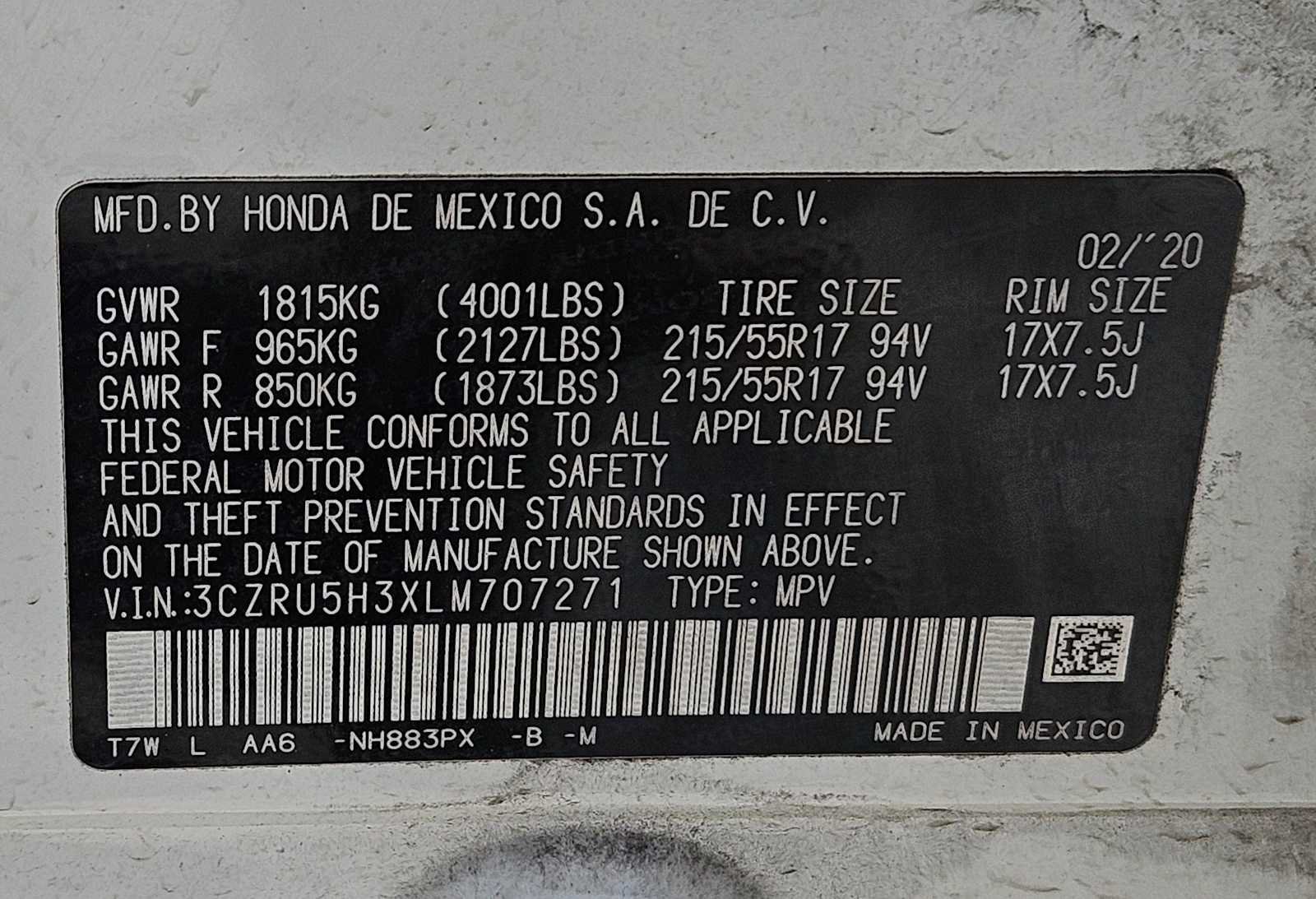 Used 2020 Honda HR-V LX image 33