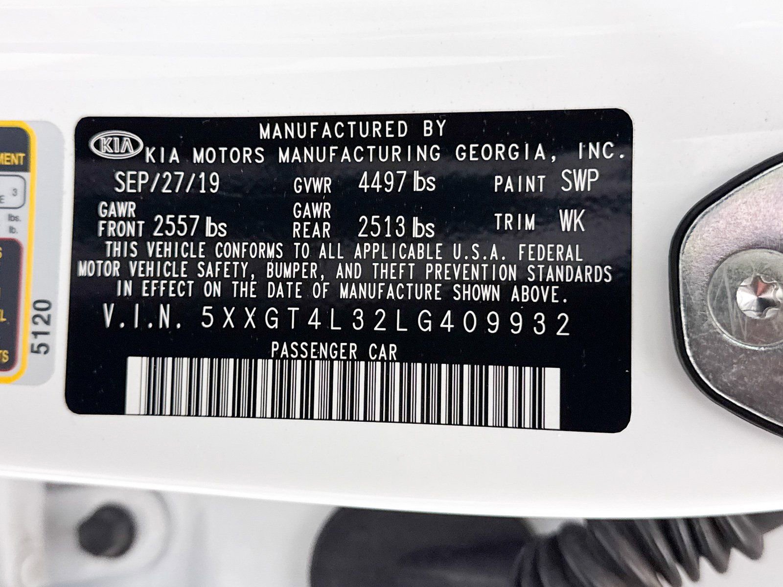 Used 2020 Kia Optima LX image 34