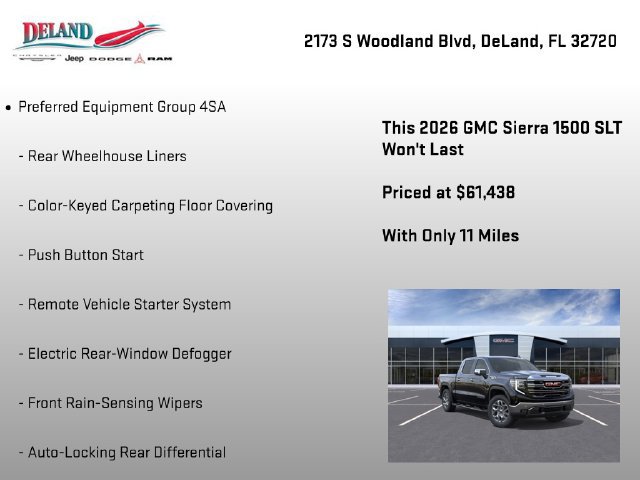 New 2026 GMC Sierra 1500 SLT w/ SLT Premium Plus Package AWD/4WD image 15