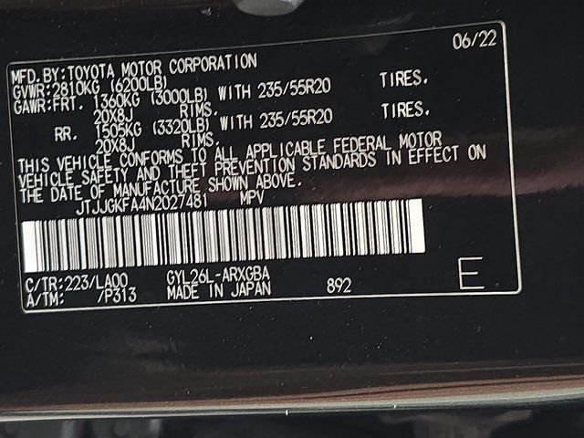 Used 2022 Lexus RX 450hL Luxury w/ Cold Area Package (CT) AWD/4WD image 36