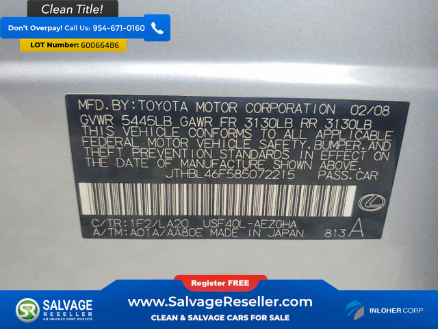 Used 2008 Lexus LS 460 RWD image 16
