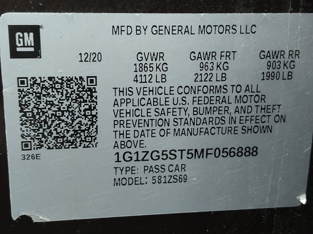 Used 2021 Chevrolet Malibu RS FWD image 33