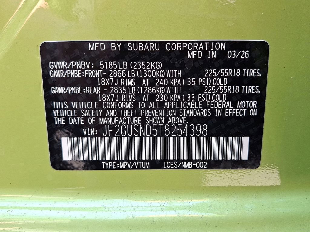 New 2026 Subaru Crosstrek 2.5i Limited AWD/4WD image 18