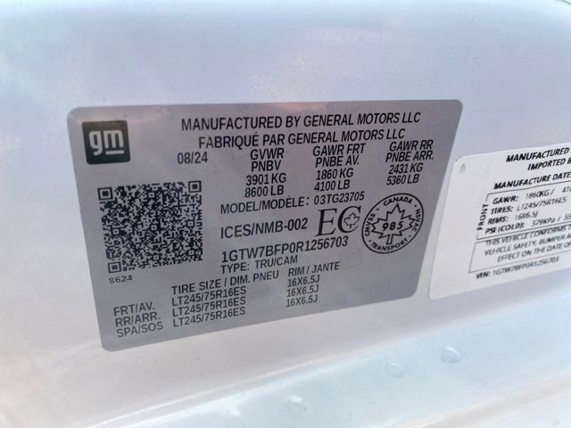 Certified 2024 GMC Savana 2500 Extended w/ Driver Convenience Package image 23