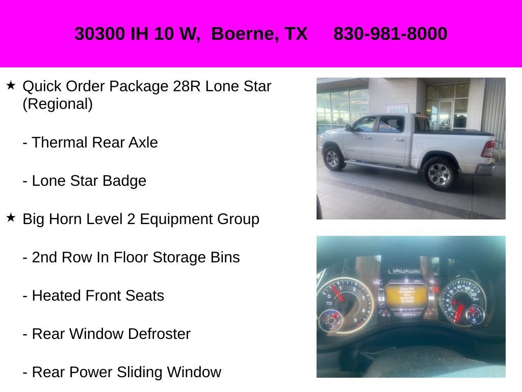 Used 2022 RAM 1500 Lone Star image 10