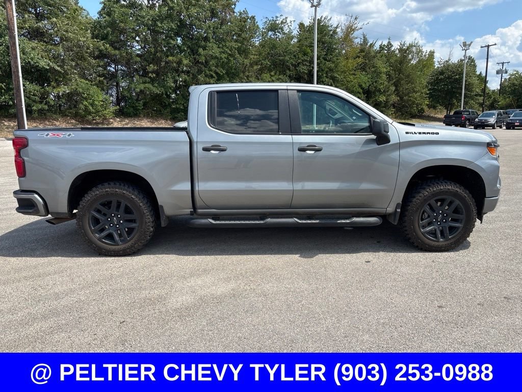 Used 2024 Chevrolet Silverado 1500 Custom w/ Turbomax Blackout Package AWD/4WD image 9