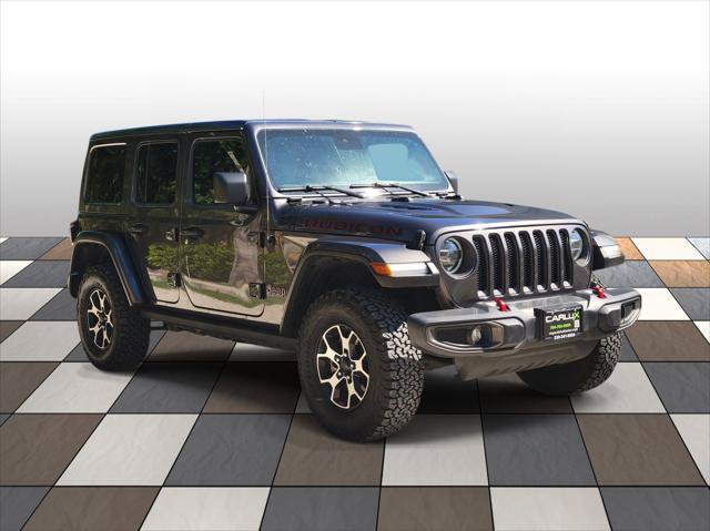 Used 2021 Jeep Wrangler Unlimited Rubicon w/ Uconnect 4C Nav & Sound Group AWD/4WD image 3