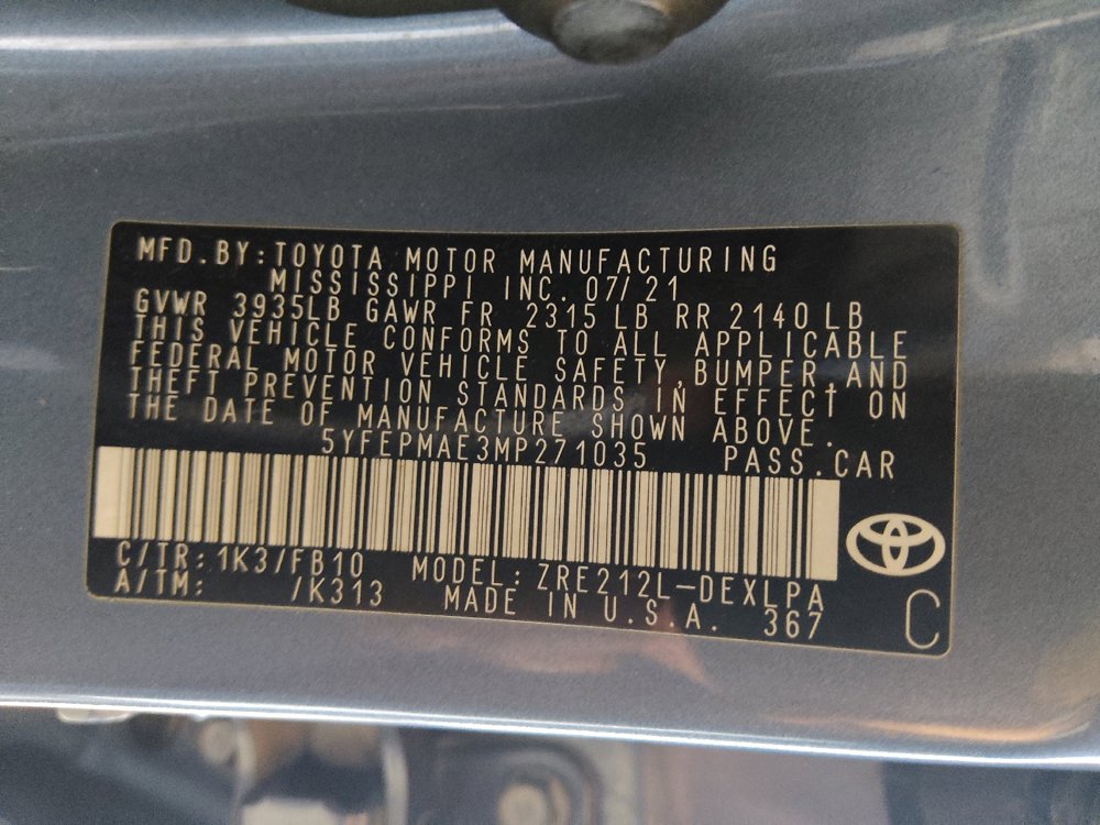 Used 2021 Toyota Corolla LE FWD image 33