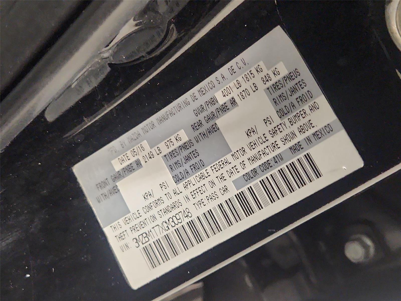 Used 2016 MAZDA MAZDA3 i Sport FWD image 31