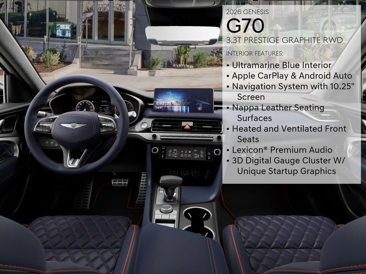 New 2026 Genesis G70 3.3T Prestige image 21