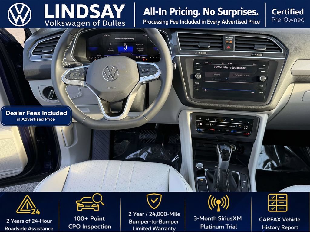 Used 2024 Volkswagen Tiguan SE AWD/4WD image 11
