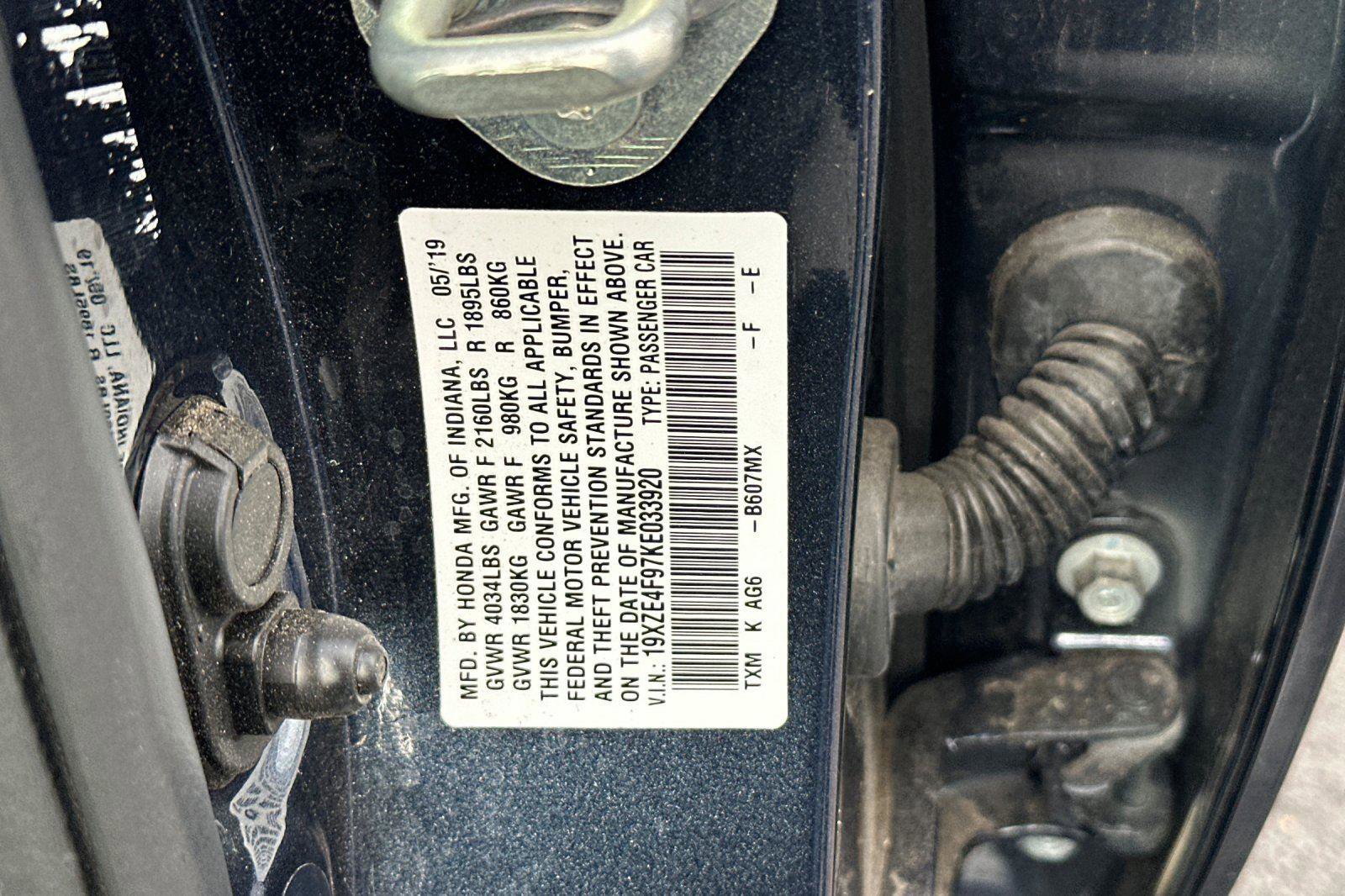 Certified 2019 Honda Insight Touring image 29