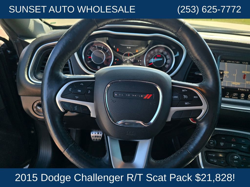 Used 2015 Dodge Challenger R/T Scat Pack w/ Leather Interior Group RWD image 29