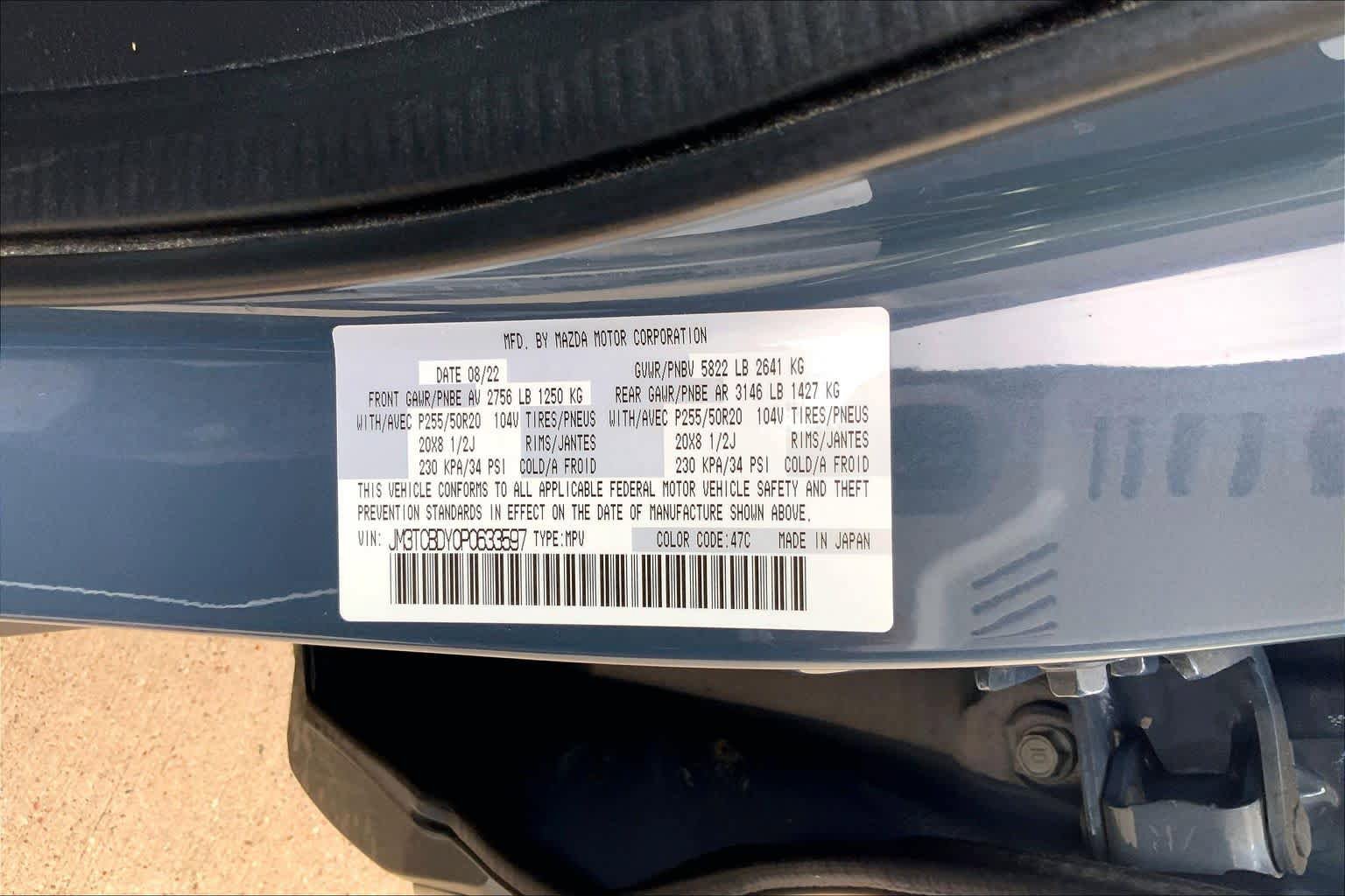 Used 2023 MAZDA CX-9 Carbon Edition AWD/4WD image 33