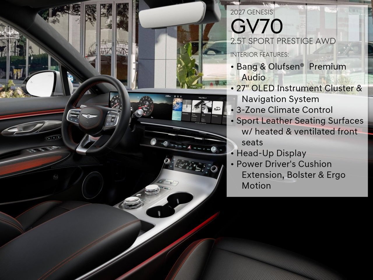 New 2027 Genesis GV70 2.5T Sport Prestige AWD/4WD image 21