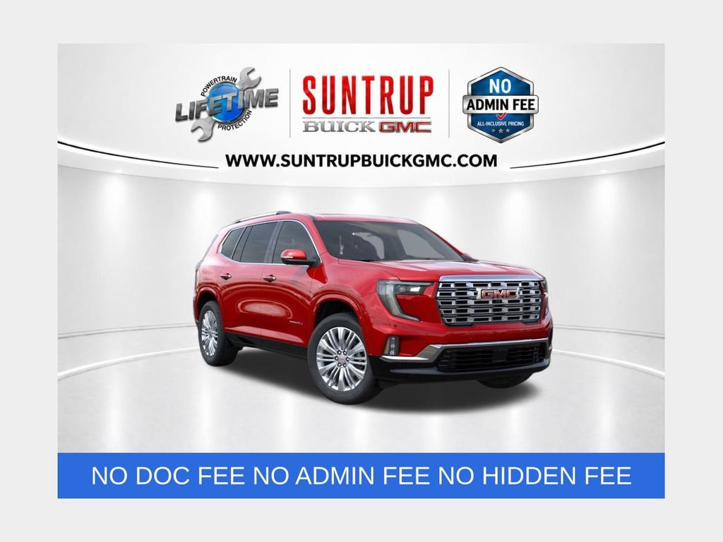 New 2027 GMC Acadia Denali w/ LPO, Floor Liner Package AWD/4WD image 1