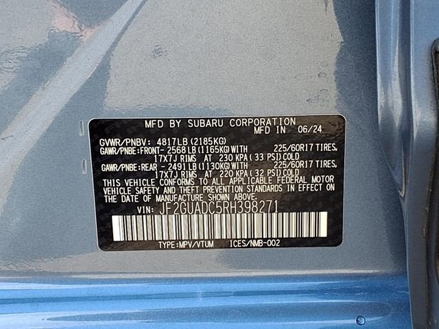 Certified 2024 Subaru Crosstrek 2.0i Premium image 10