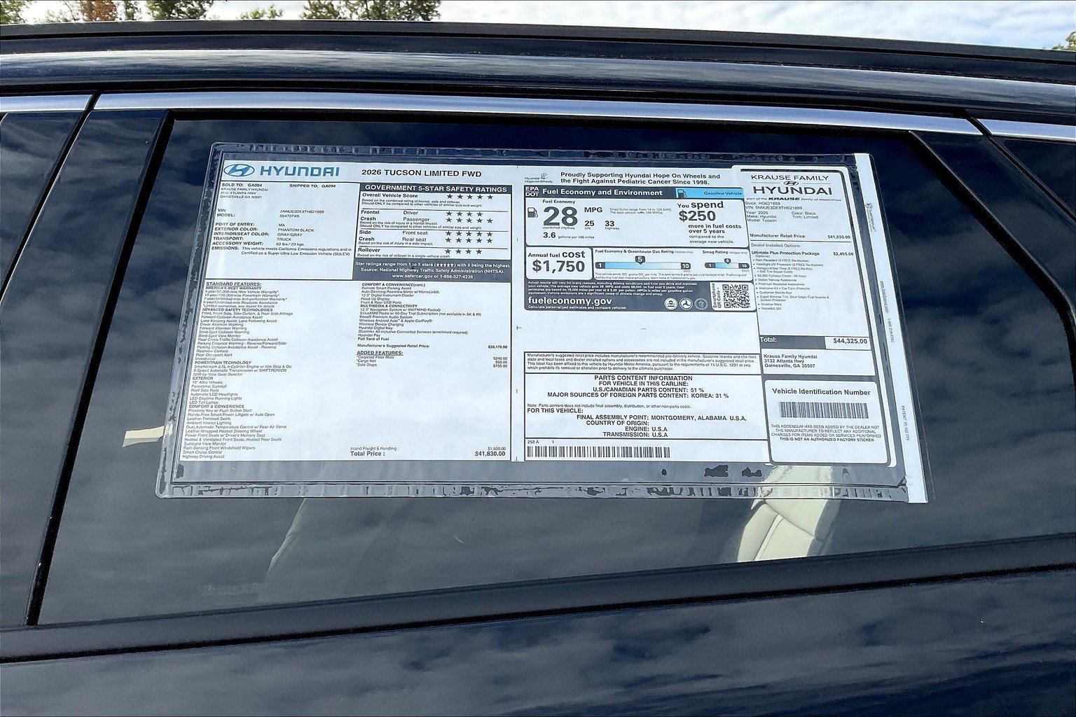 New 2026 Hyundai Tucson Limited image 14