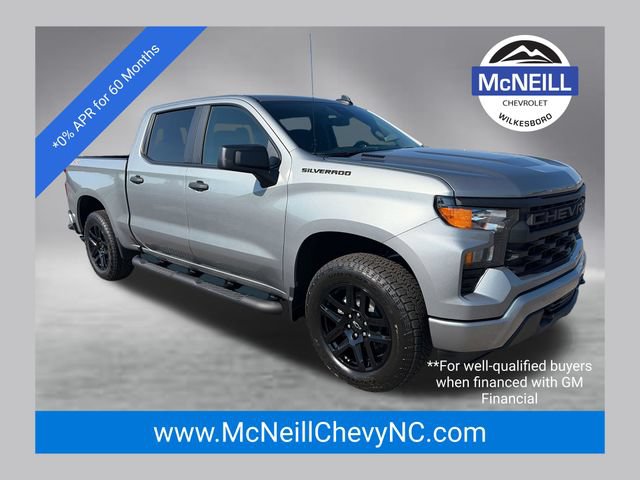 New 2026 Chevrolet Silverado 1500 Custom w/ Turbomax Blackout Package