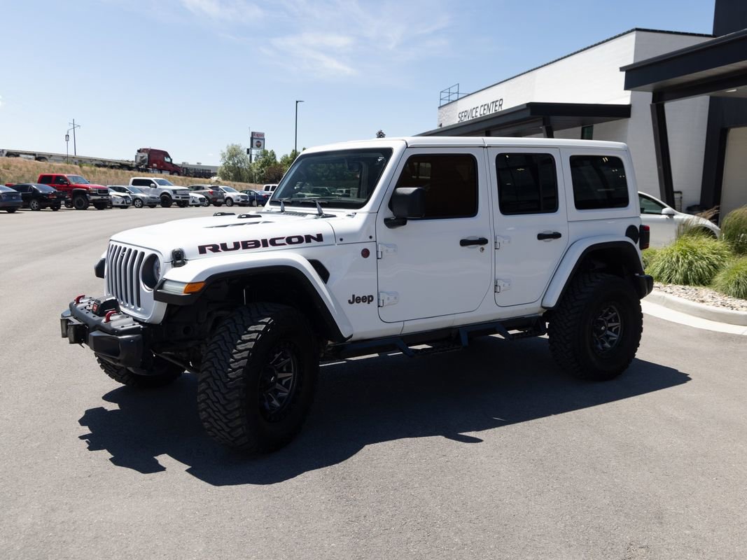 Used 2021 Jeep Wrangler Unlimited Rubicon w/ Uconnect 4C Nav & Sound Group AWD/4WD image 3
