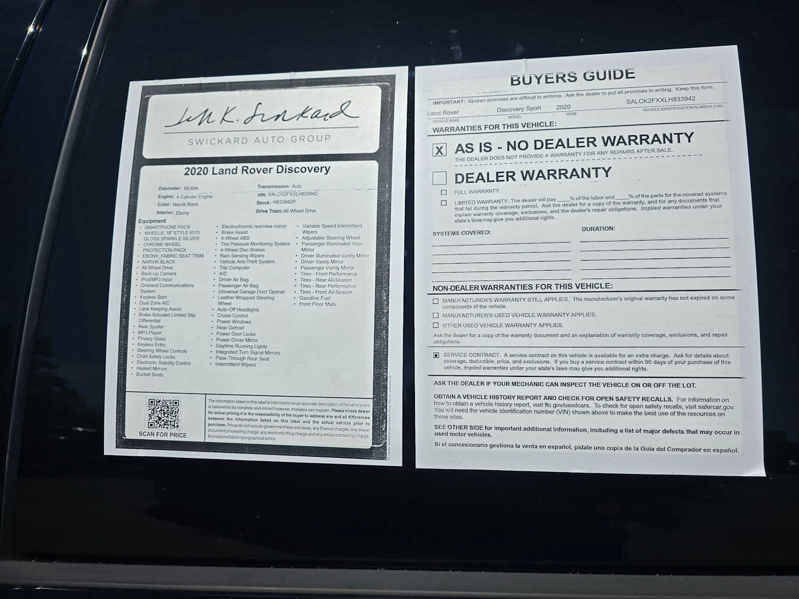 Used 2020 Land Rover Discovery Sport image 18