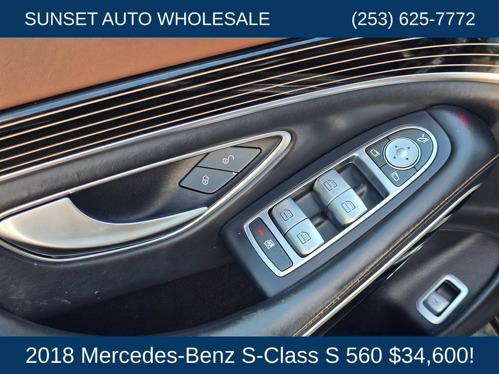 Used 2018 Mercedes-Benz S 560 Sedan w/ Premium Package image 30