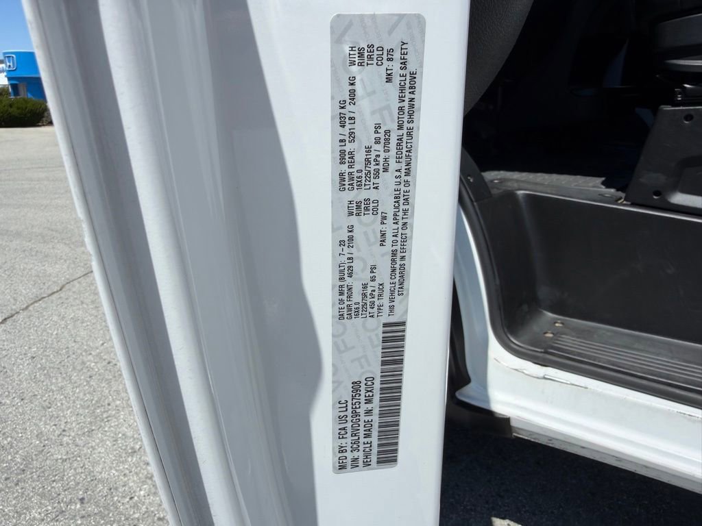 Used 2023 RAM ProMaster 2500 FWD image 27