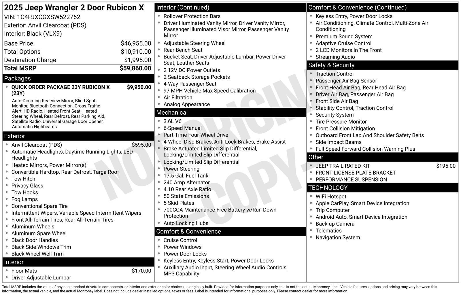 Used 2025 Jeep Wrangler Rubicon image 32