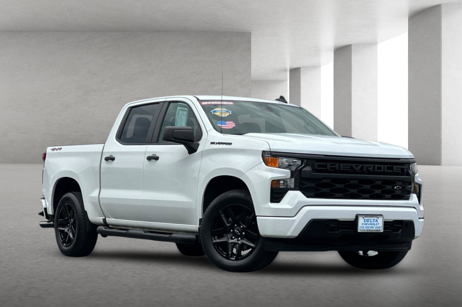Used 2023 Chevrolet Silverado 1500 Custom w/ LPO, Dark Essentials Package