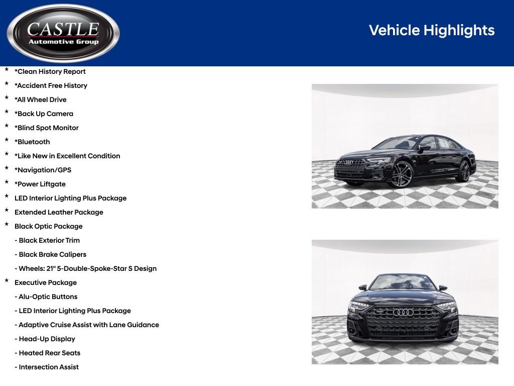 Used 2025 Audi A8 L 3.0T w/ Executive Package AWD/4WD image 4