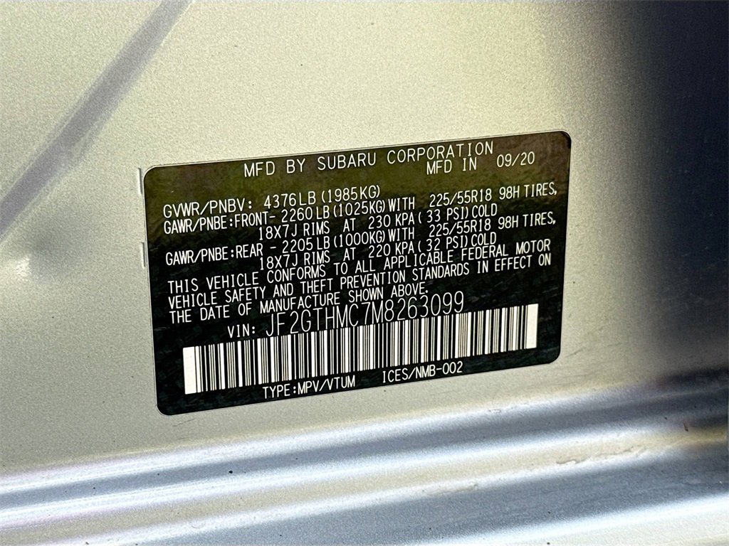 Used 2021 Subaru Crosstrek 2.5i Limited w/ Moonroof Package 1 image 33