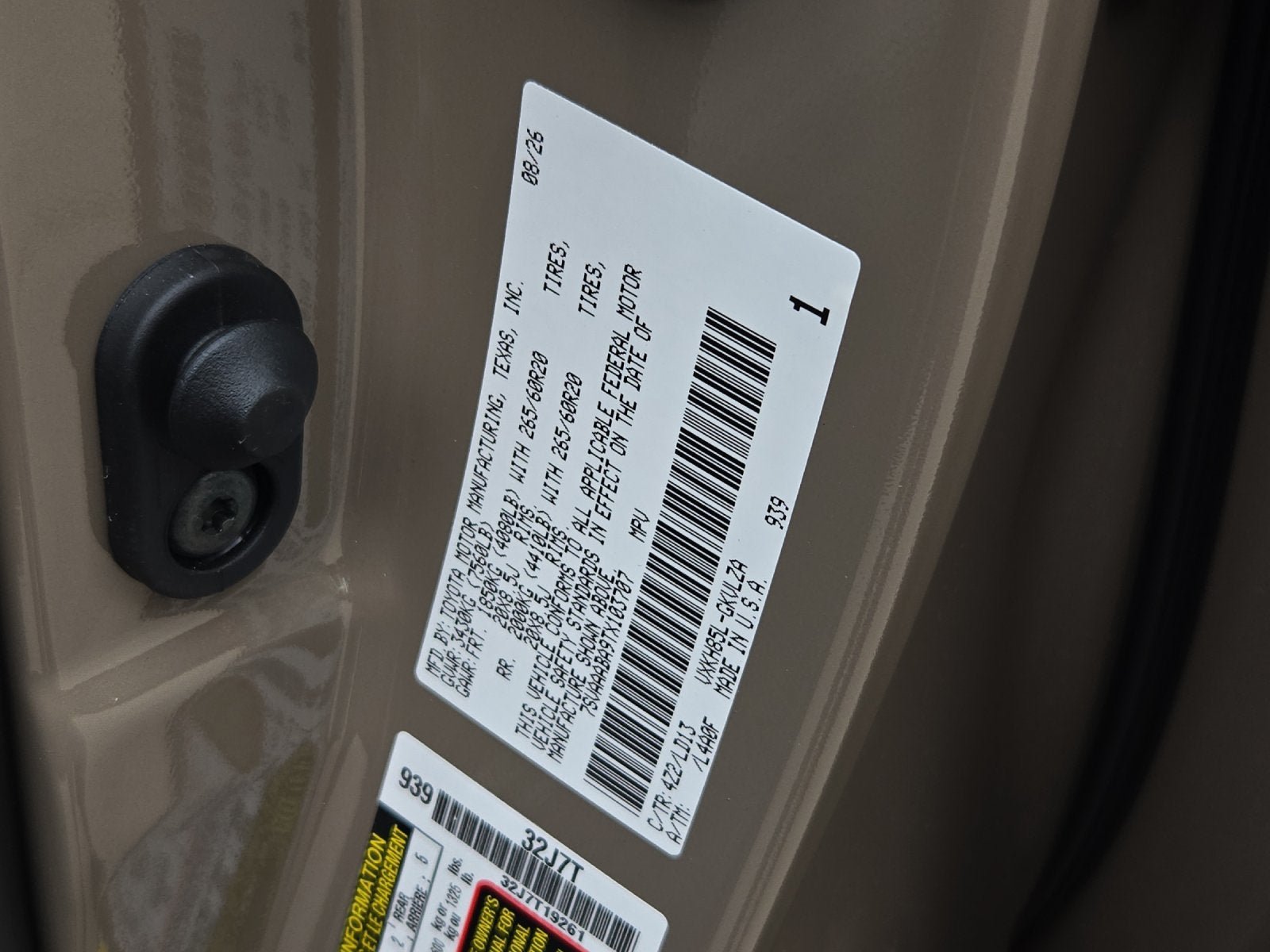 New 2026 Toyota Sequoia Limited AWD/4WD image 77