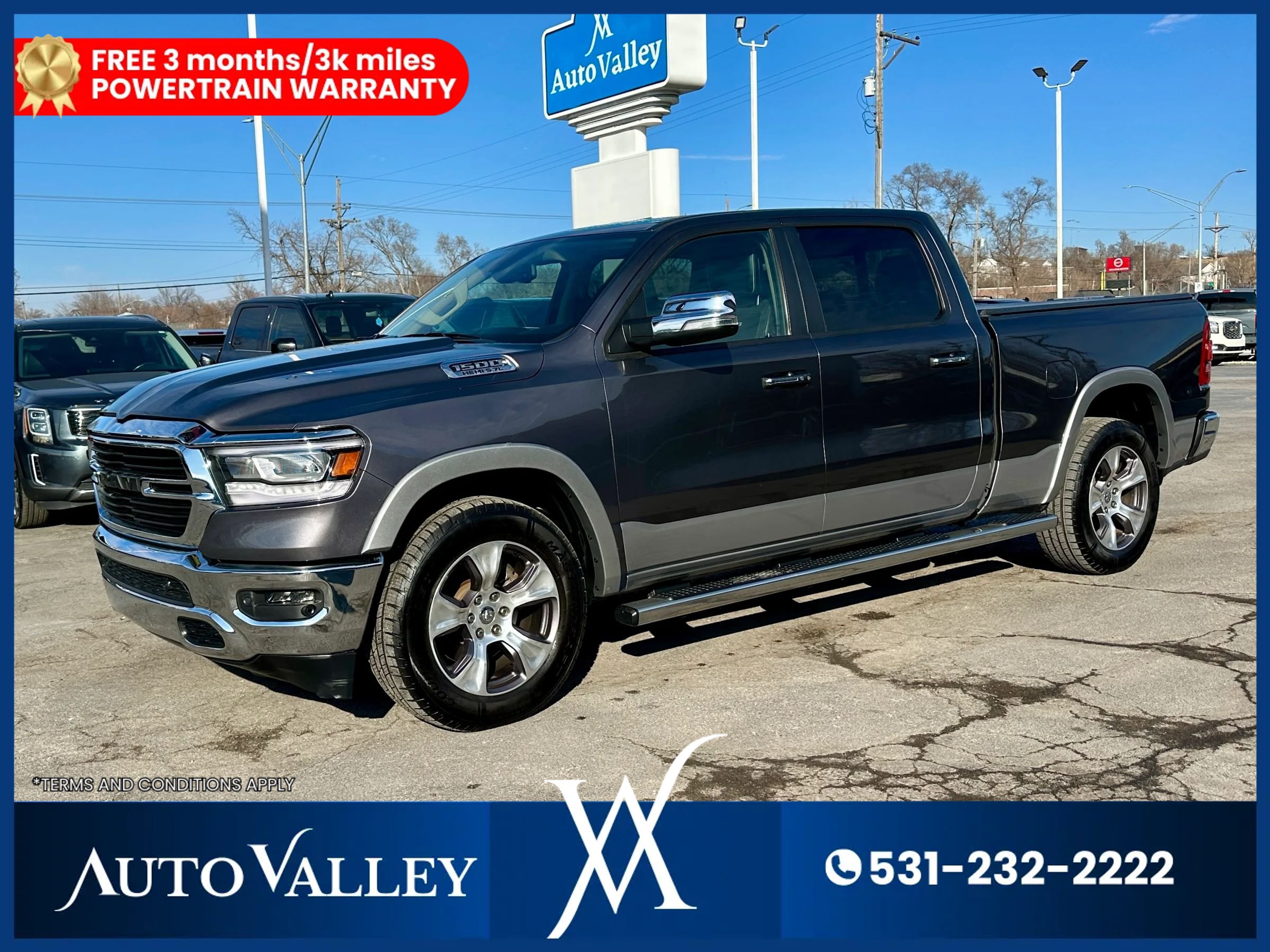 Used 2020 RAM 1500 Laramie AWD/4WD image 3