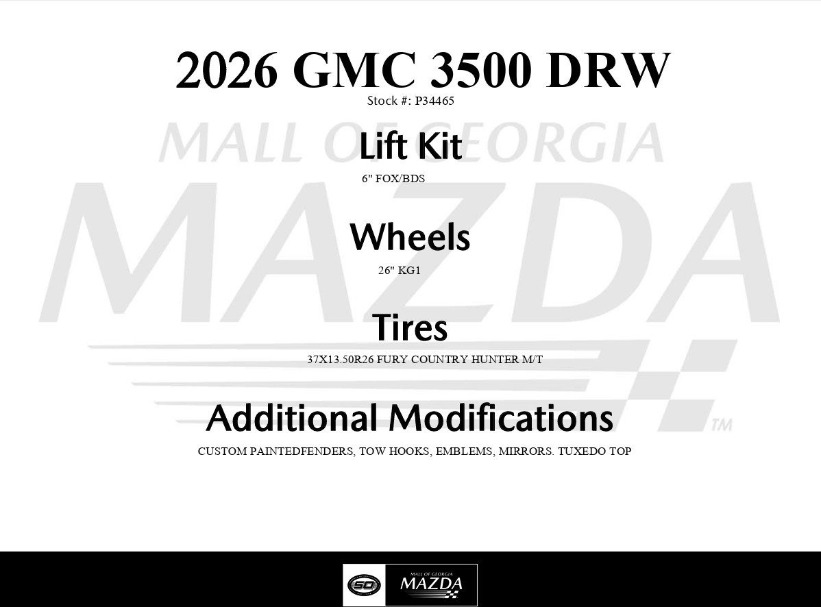 Used 2026 GMC Sierra 3500 Denali Ultimate w/ LPO, Black Badging Package image 3