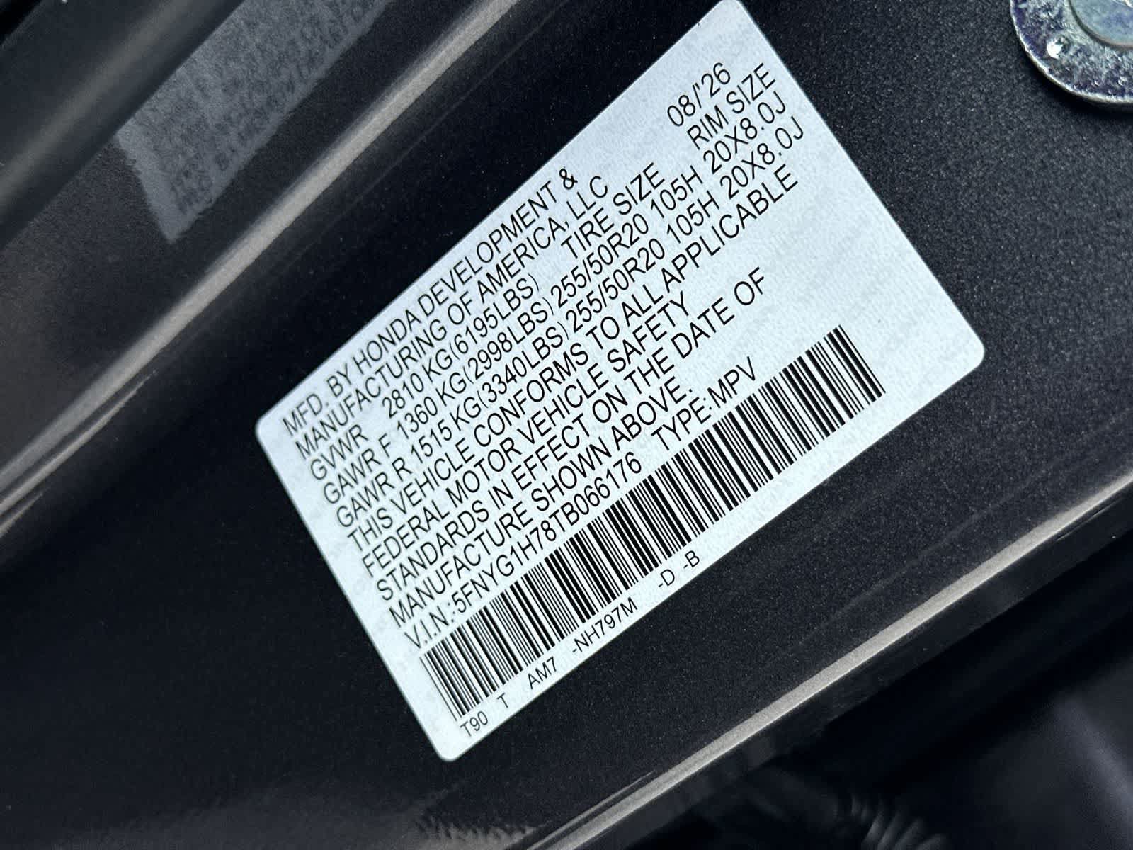 New 2026 Honda Pilot Touring image 22