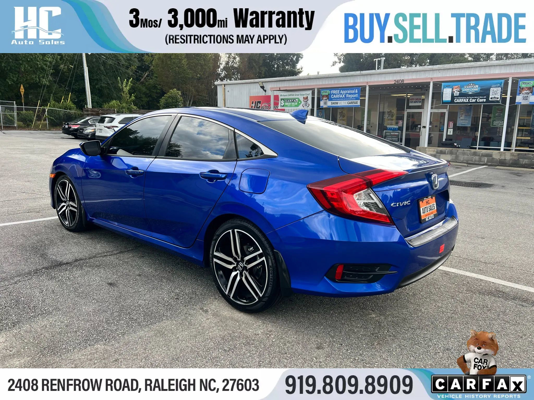 Used 2017 Honda Civic EX-T image 3