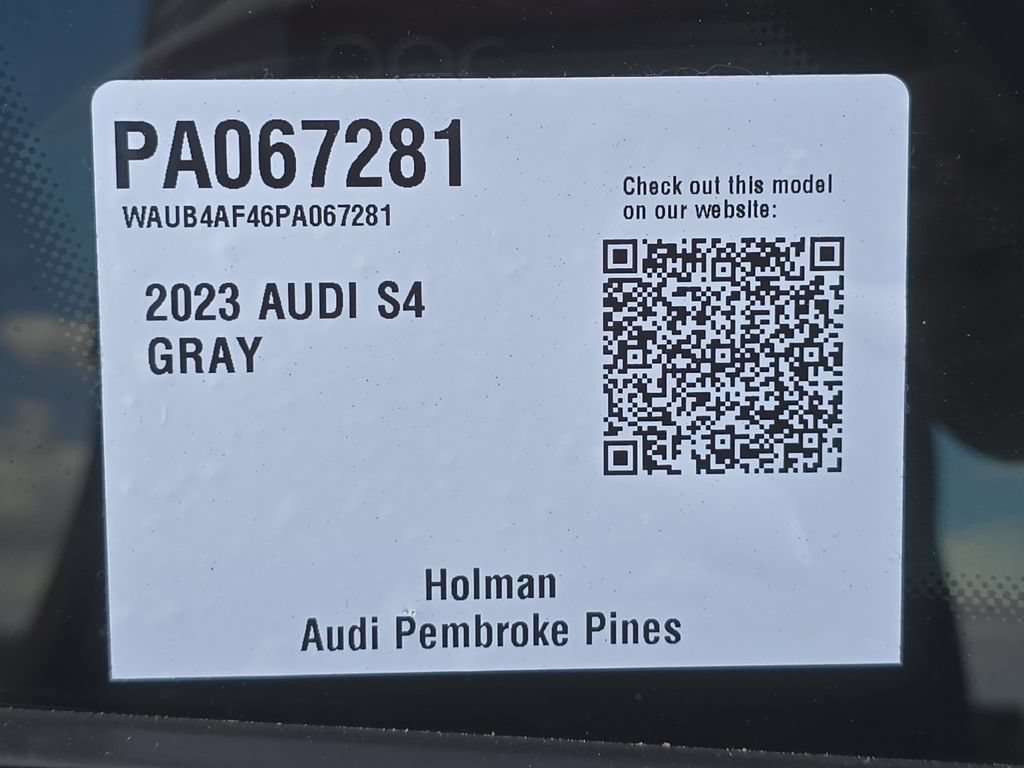 Certified 2023 Audi S4 Premium Plus w/ Premium Plus Package AWD/4WD image 30