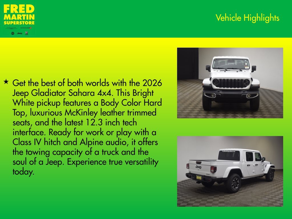 New 2026 Jeep Gladiator Sport AWD/4WD image 7