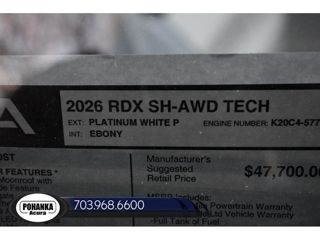 New 2026 Acura RDX Technology Package image 37