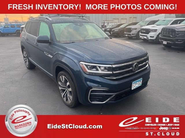 Used 2021 Volkswagen Atlas SEL R-Line w/ MDO Package (Bench Seat)