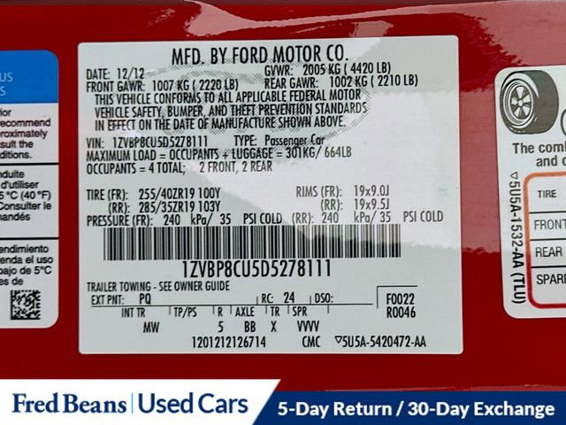 Used 2013 Ford Mustang Boss 302 w/ Boss 302 Accessory Pkg RWD image 32