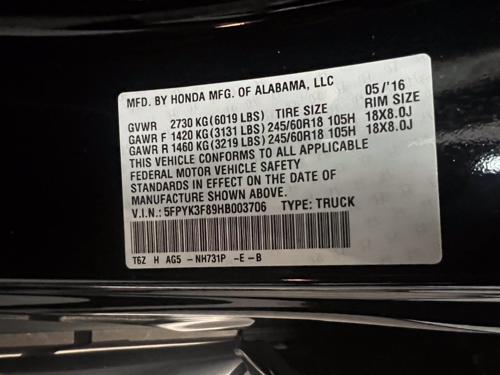 Used 2017 Honda Ridgeline Black Edition image 31