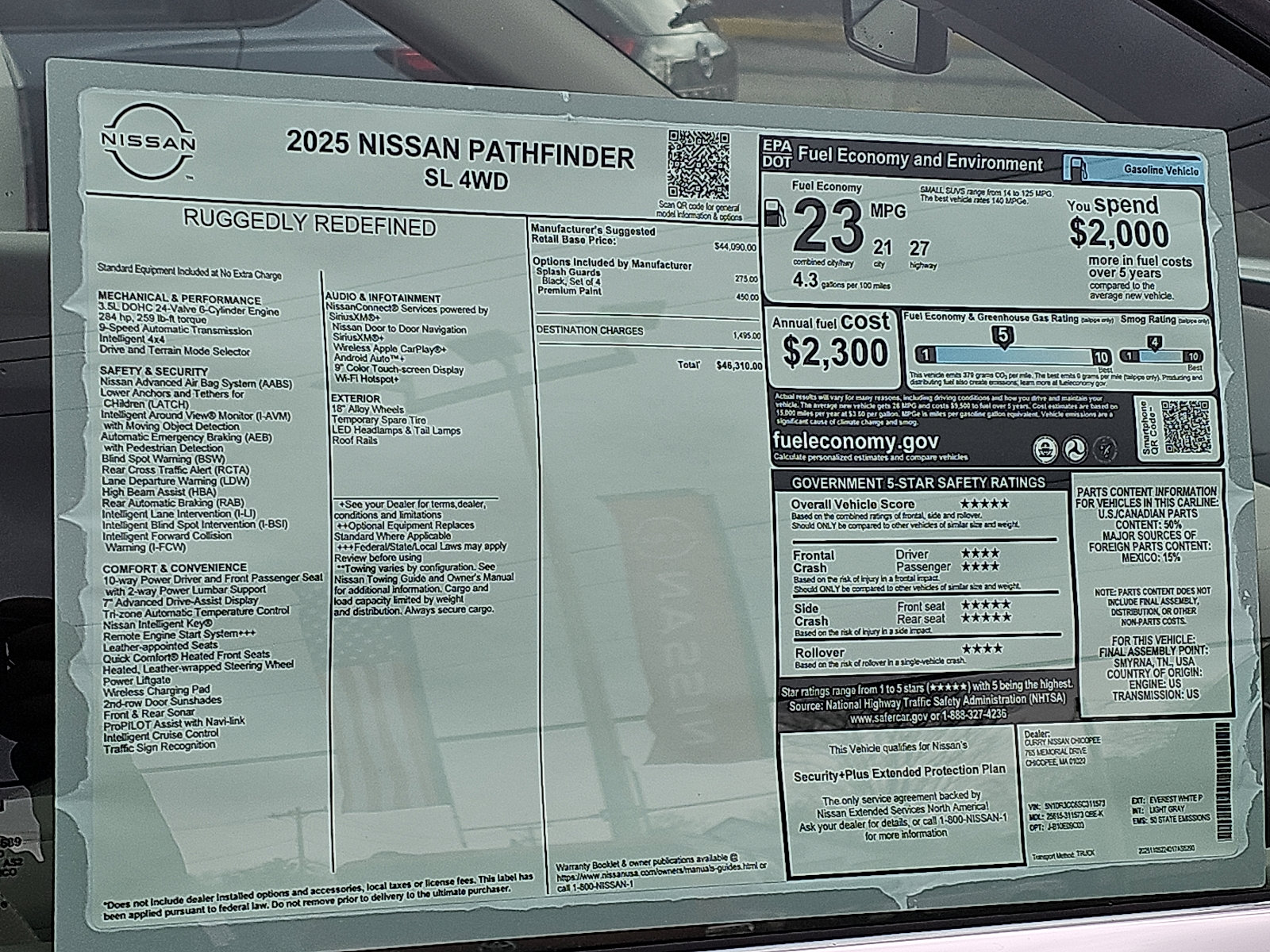 New 2025 Nissan Pathfinder SL image 19