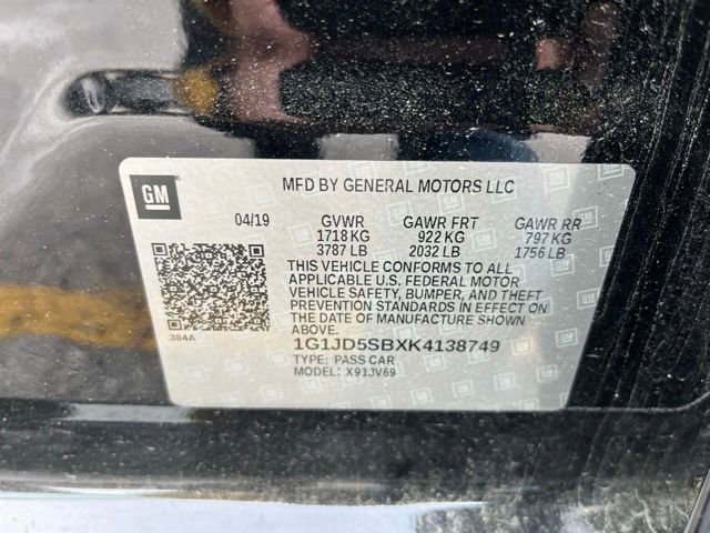 Used 2019 Chevrolet Sonic LT FWD image 28