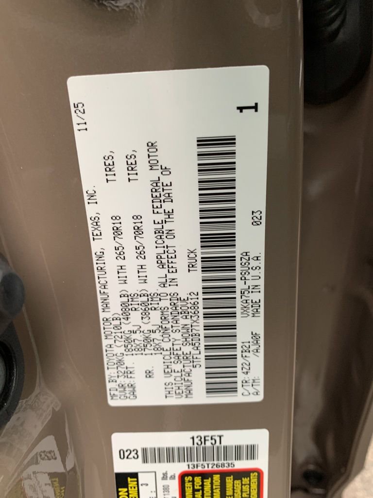 New 2026 Toyota Tundra SR5 image 32