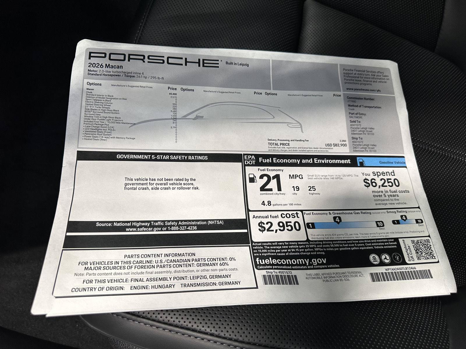 New 2026 Porsche Macan AWD/4WD image 47