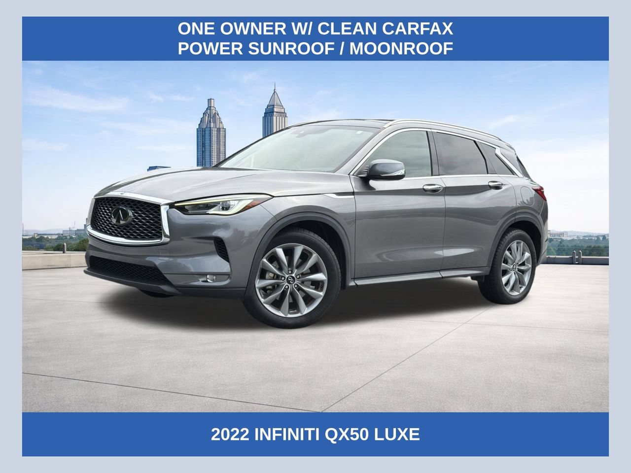 Used 2022 INFINITI QX50 Luxe FWD image 1