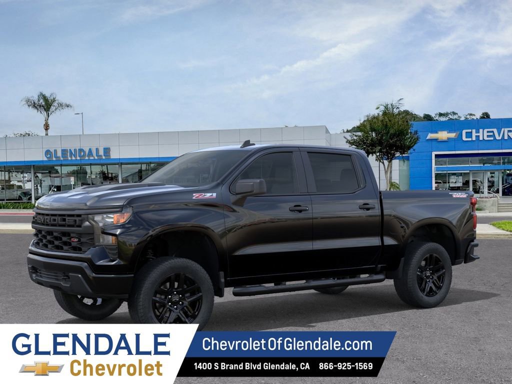 New 2026 Chevrolet Silverado 1500 Custom Trail Boss w/ Turbomax Blackout Package AWD/4WD image 2